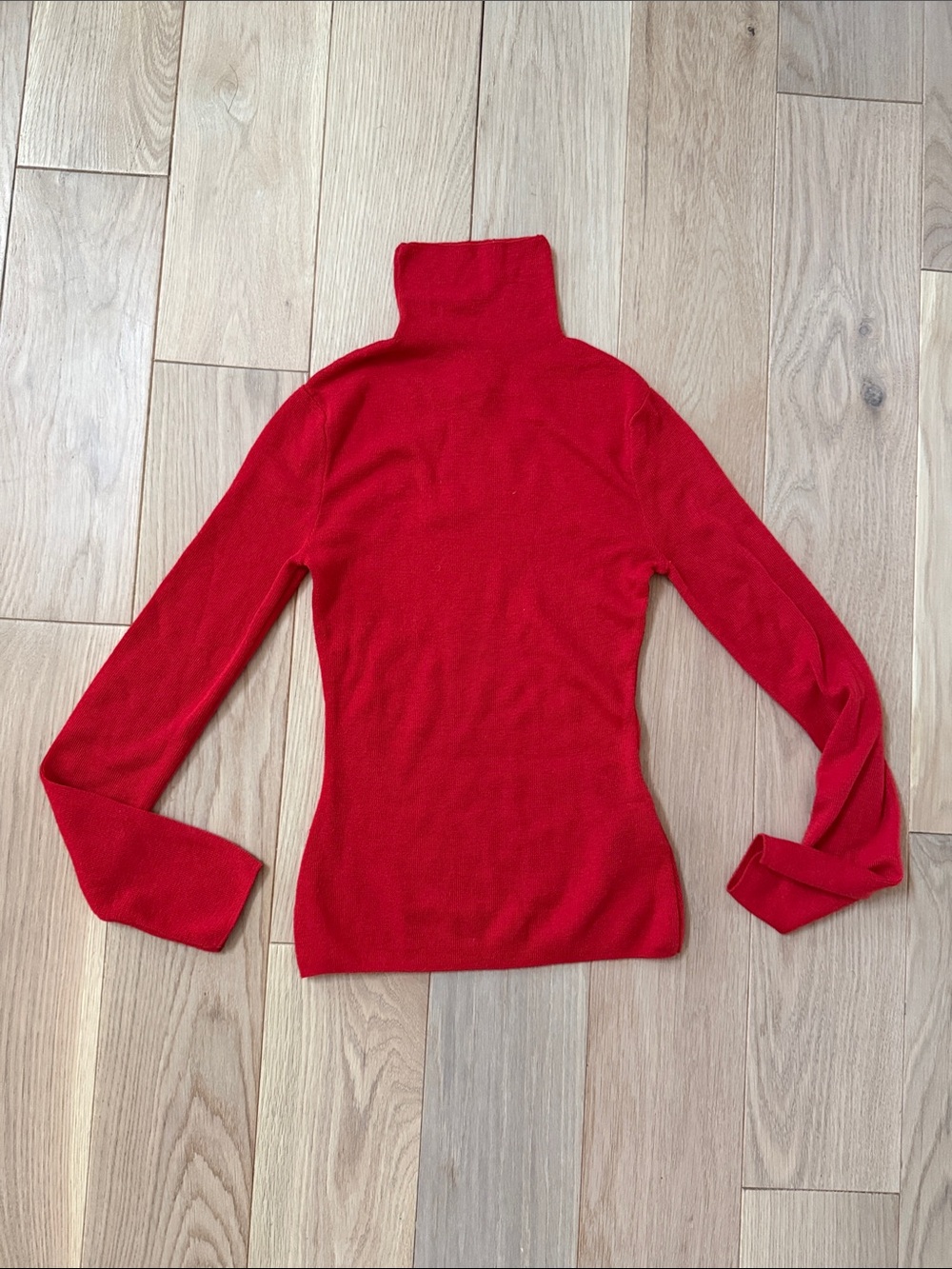 H&M Red Women's Turtleneck Sweater